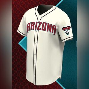 Arizona Diamondbacks 2025 White Giveaway Jersey Size Large
